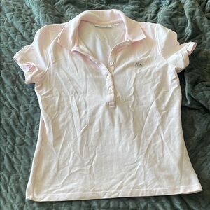 Lacoste Pink Polo Shirt Classic Style